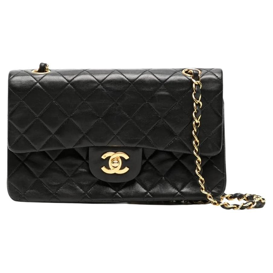 Chanel 9 Inch Small Double Flap Bag | 1stDibs