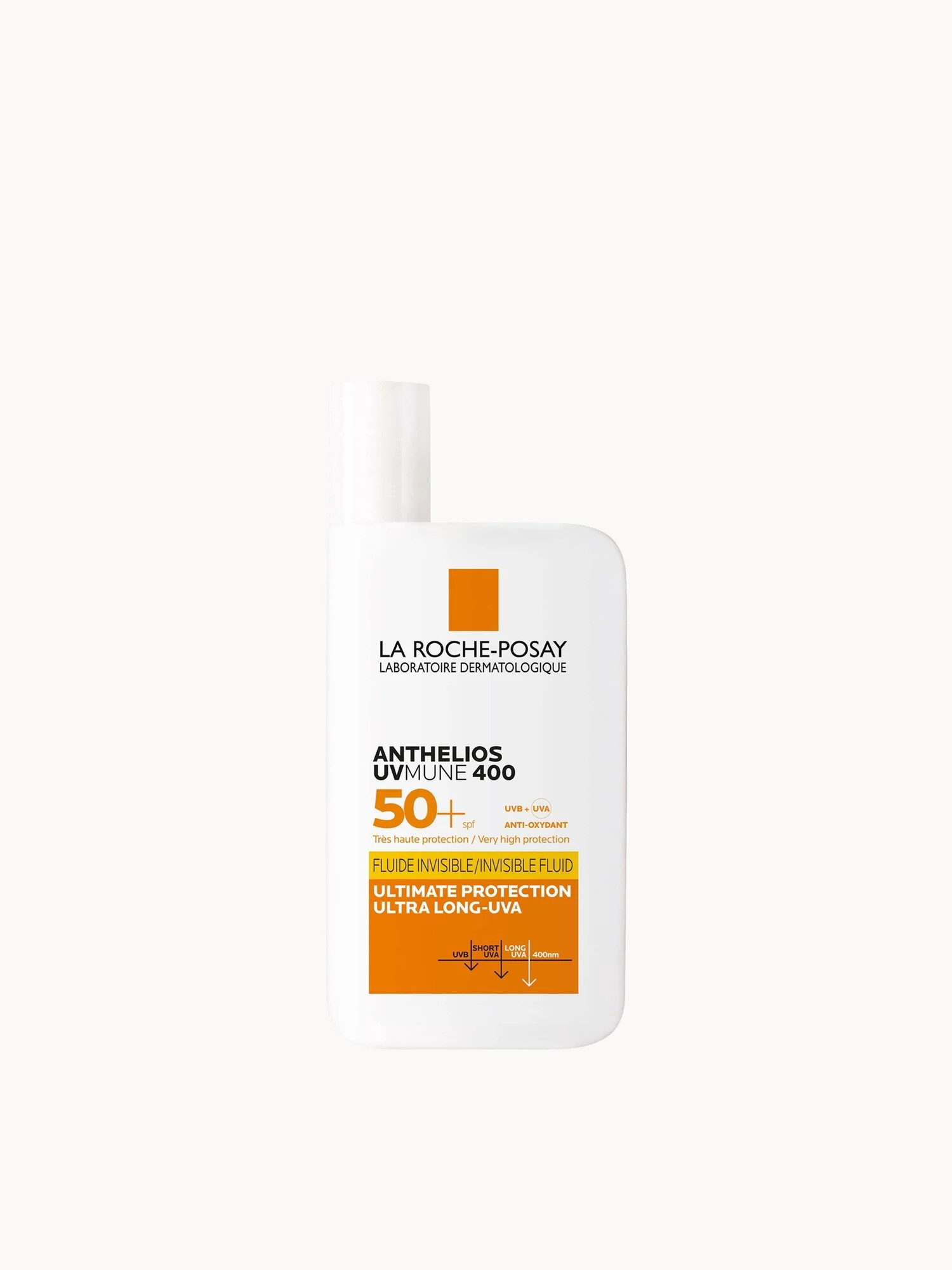 La Roche-Posay Anthelios UVMune 400 Invisible Fluid Non-Perfumed Suncream SPF50+ 50ml | Look Fantastic (UK)