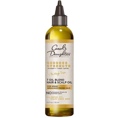Carol's Daughter Goddess Strength Scalp Oil and Hair Oil Deep Treatment with Castor Oil for Break... | Target