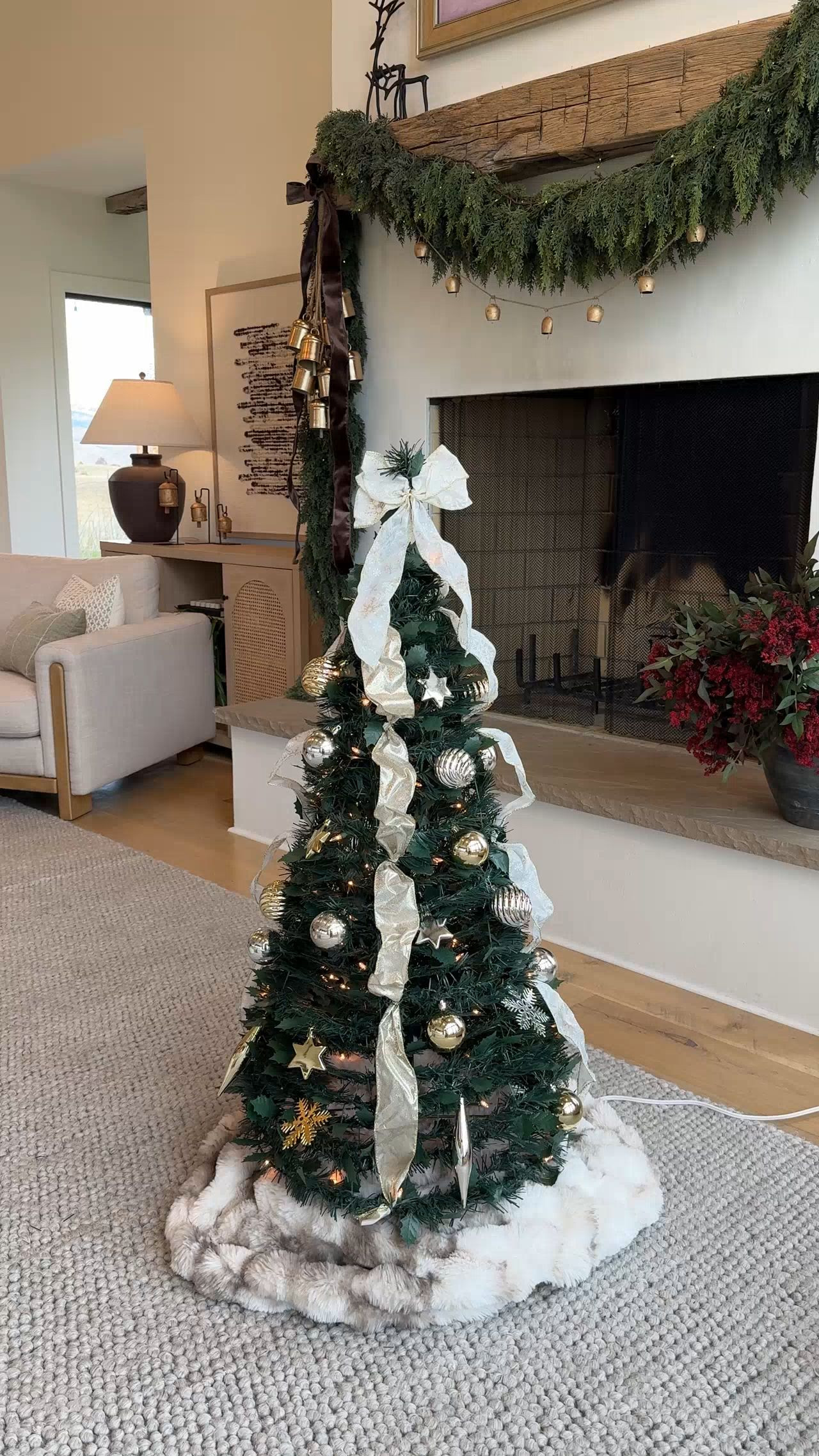 This pulldown Christmas tree is such a simple way to decorate for the holidays!!

Follow my shop @rushtonhome on the @shop.LTK app to shop this post and get my exclusive app-only content! Don’t forget to turn on post notifications using the 🔔 to get first dibs! Follow @rushtonhome on Instagram and Pinterest for more home decor inspiration and affordable home finds! Are you looking for anything home related? You’re in the right place! At Rushton Home, I do: home decor, living room, bedroom, affordable, walmart, target, amazon, wayfair, new arrivals, winter decor, spring decor, fall decor, fall finds, summer decor, home decor refresh, studio mcgee x target, hearth and hand, magnolia, holiday decor, seasonal decor, dining room decor, bedroom decor, living room decor, affordable home decor, furniture, weekend deals, sale, on sale, pottery barn, kirklands, west elm, bench, foyer table, faux florals, rugs, couches, sofa, sectional, dresser, nightstand, night stand, end tables, lamps, art, wall art, etsy, pillows, blanket, interior design, interior styling, bedding, side tables, bed frame, tray, side table, throw pillows, look for less, designer dupe, budget decor, bar stools, counter stools, vase, ceramic pottery, budget, budget friendly, coffee table, dining chairs, cane, rattan, wood, white wash, rustic amazon home, arch, brass hardware, gold hardware, vintage, antique, european inspired, french country, back in stock

#LTKHoliday #LTKSeasonal #LTKHome