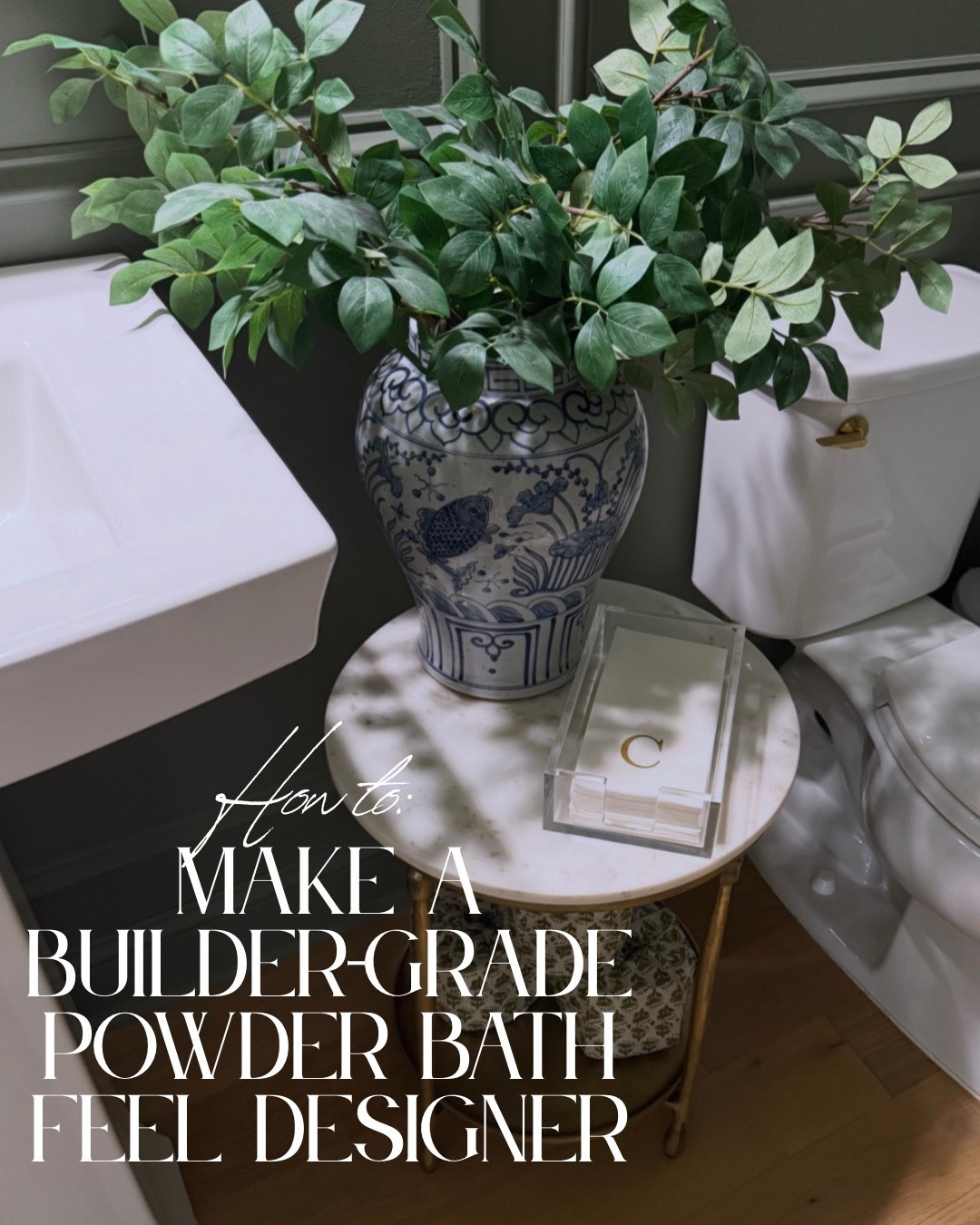 HOW TO MAKE A BUILDER-GRADE POWDER BATH FEEL DESIGNER

#LTKHome