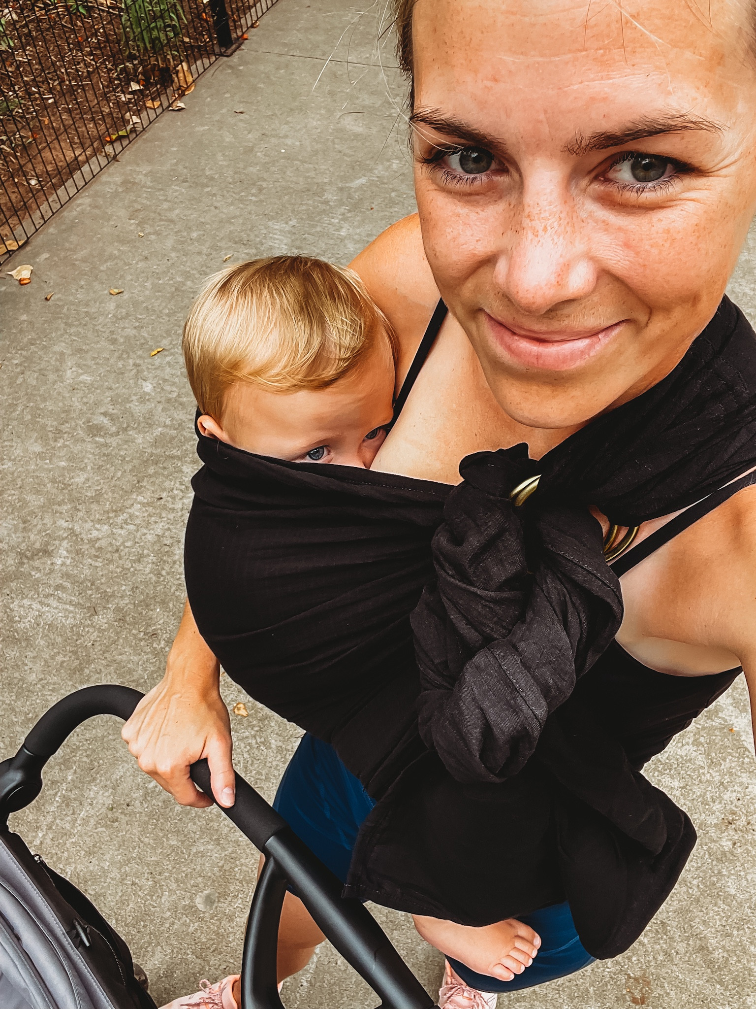 Ring slings make life so much easier  

#LTKfamily #LTKbaby #LTKkids