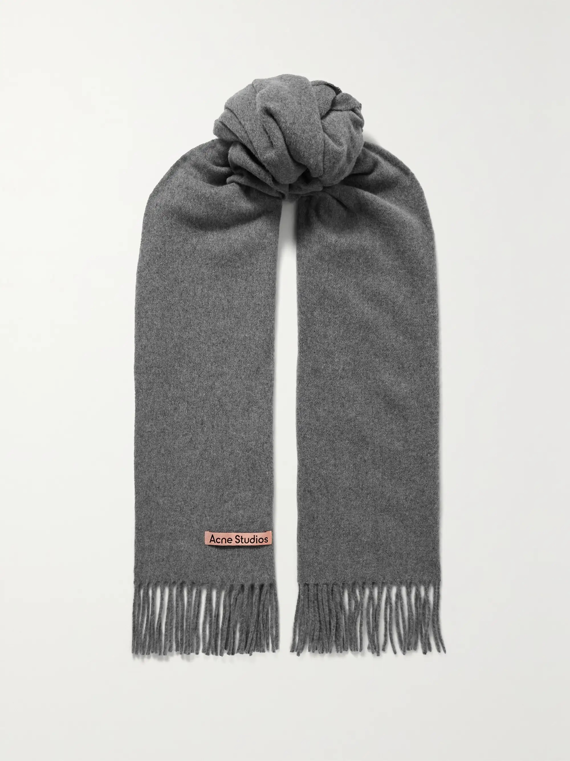 Canada Narrow Fringed wool scarf | NET-A-PORTER (UK & EU)