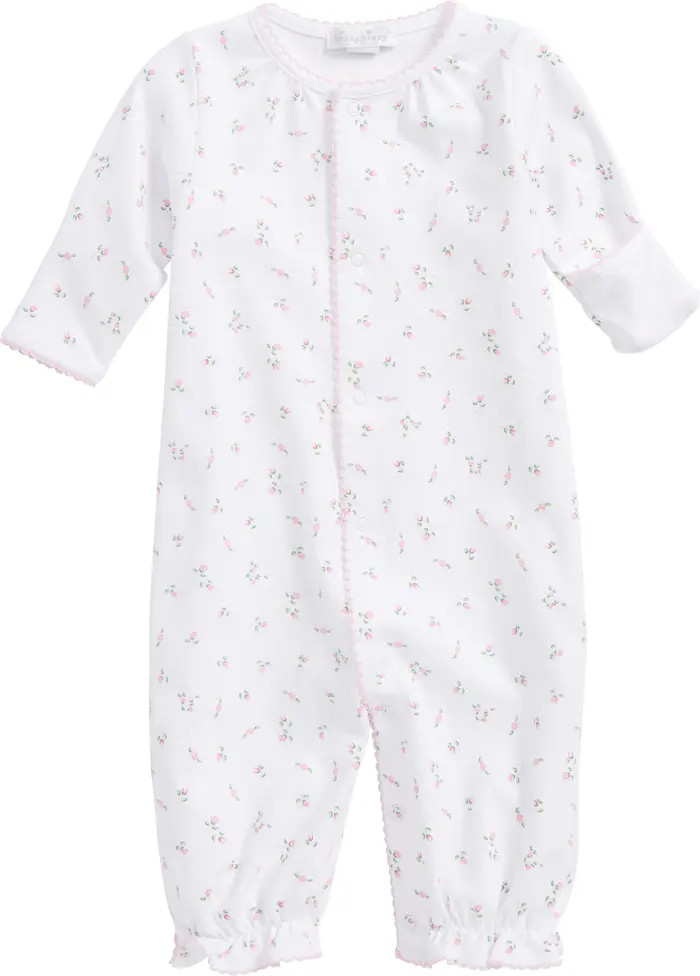 Kissy Kissy Convertible Pima Cotton Gown in Asst at Nordstrom, Size Newborn | Nordstrom