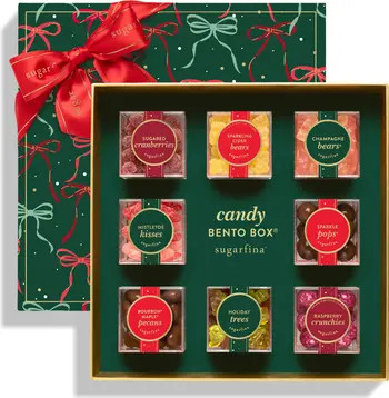 Happy Holidays 8-Cube Candy Bento Box Gift | Nordstrom