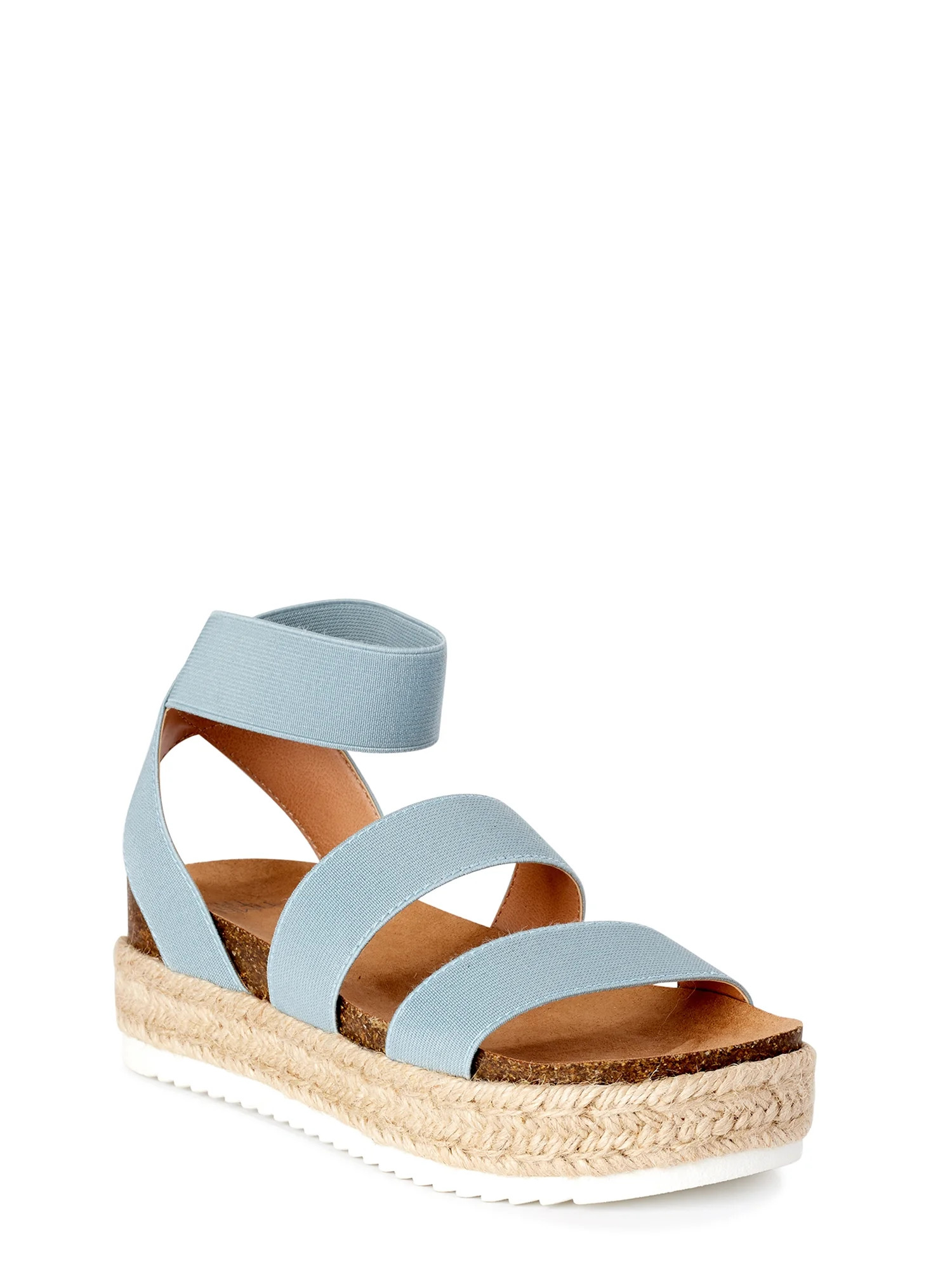 Time and Tru Women's Flatform Sandals (Wide Widths Available) | Walmart (US)