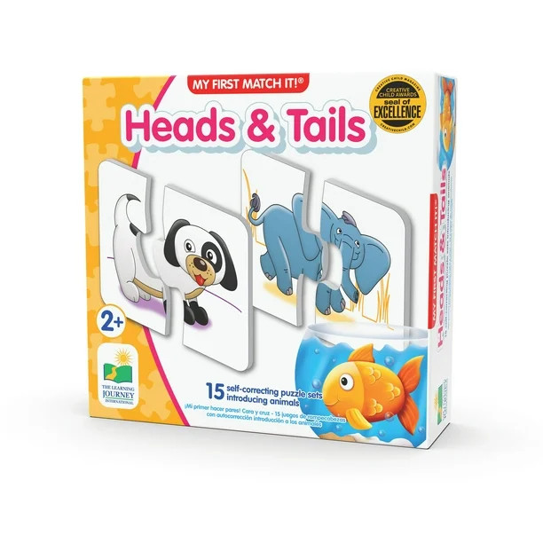 The Learning Journey My First Match It! Heads and Tails - Walmart.com | Walmart (US)