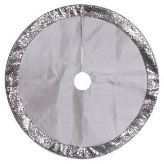 30" Silver Disco Ball Mini Christmas Tree Skirt by Ashland® | Michaels Stores