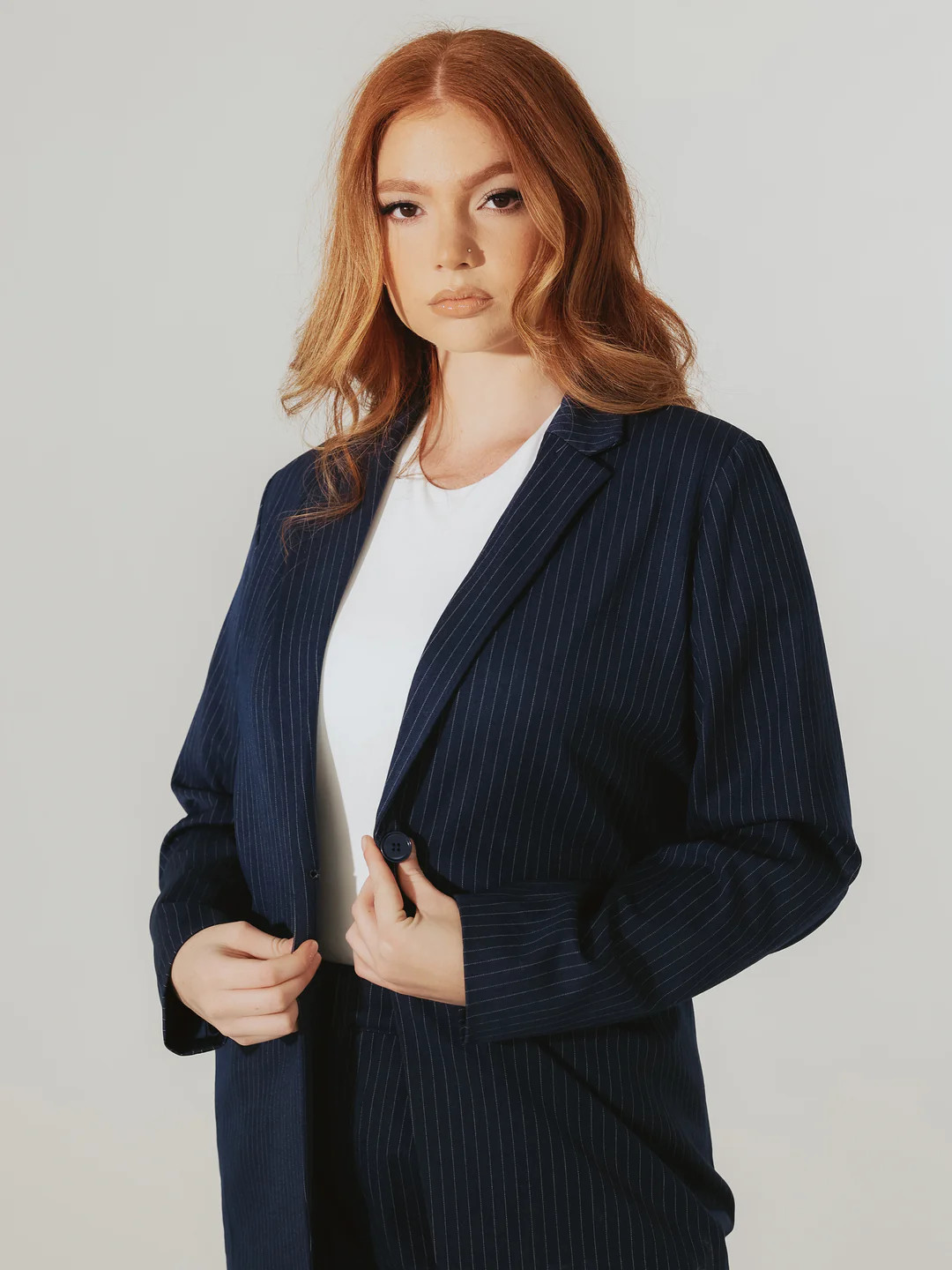 Pinstripe Blazer | Klassy