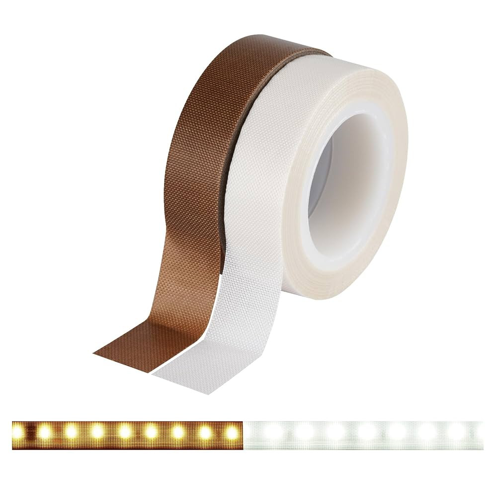 Meking 2PCS LED Light Strip Masking Tape 0.59 in x 32.8 ft Light Dimming Tape for Soften Light, B... | Amazon (US)