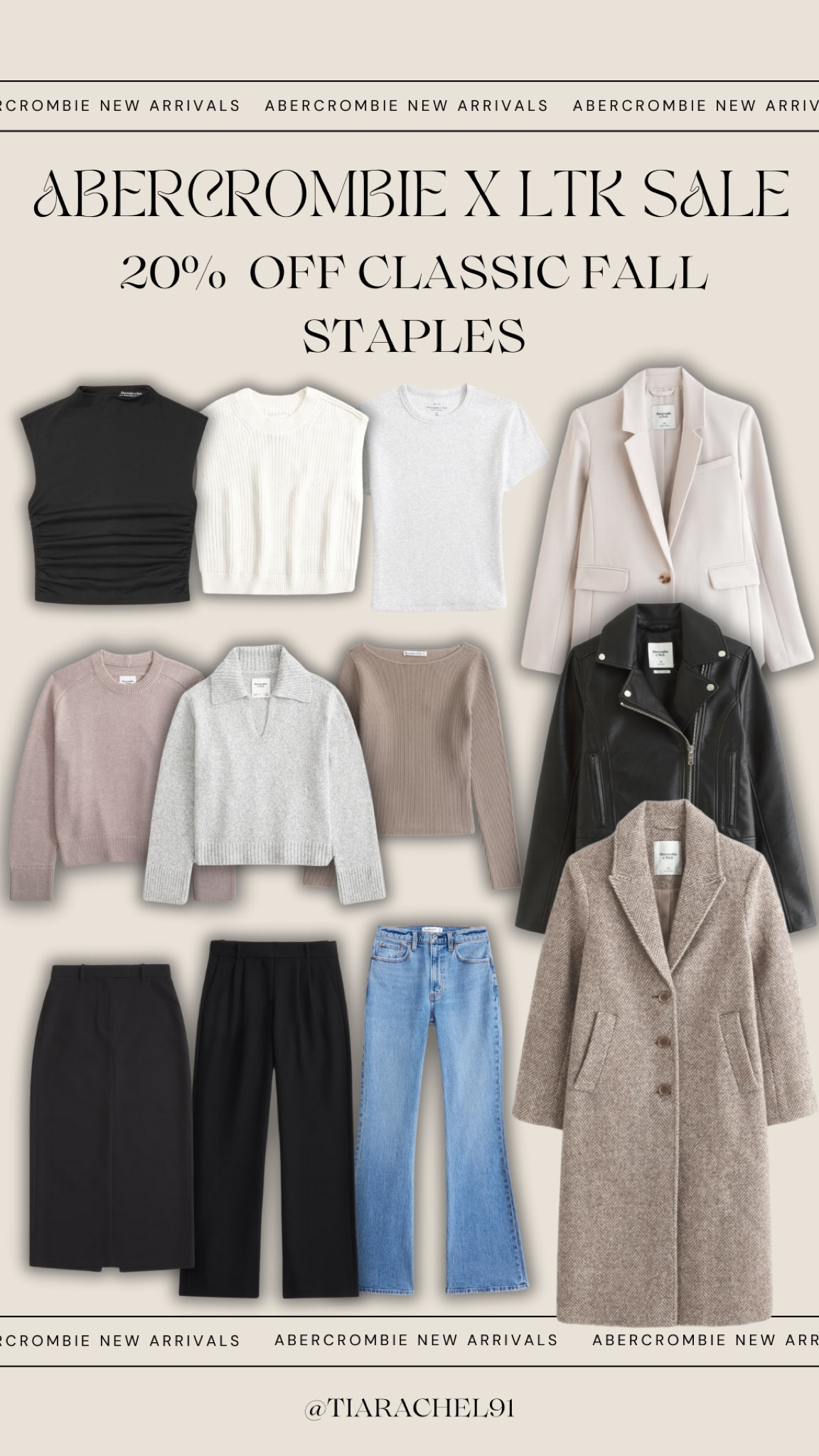 20% off sale at Abercrombie plus AFLTK stacks for an extra 20% off! #abercrombiepartner

#LTKFallSale #LTKSaleAlert #LTKSeasonal