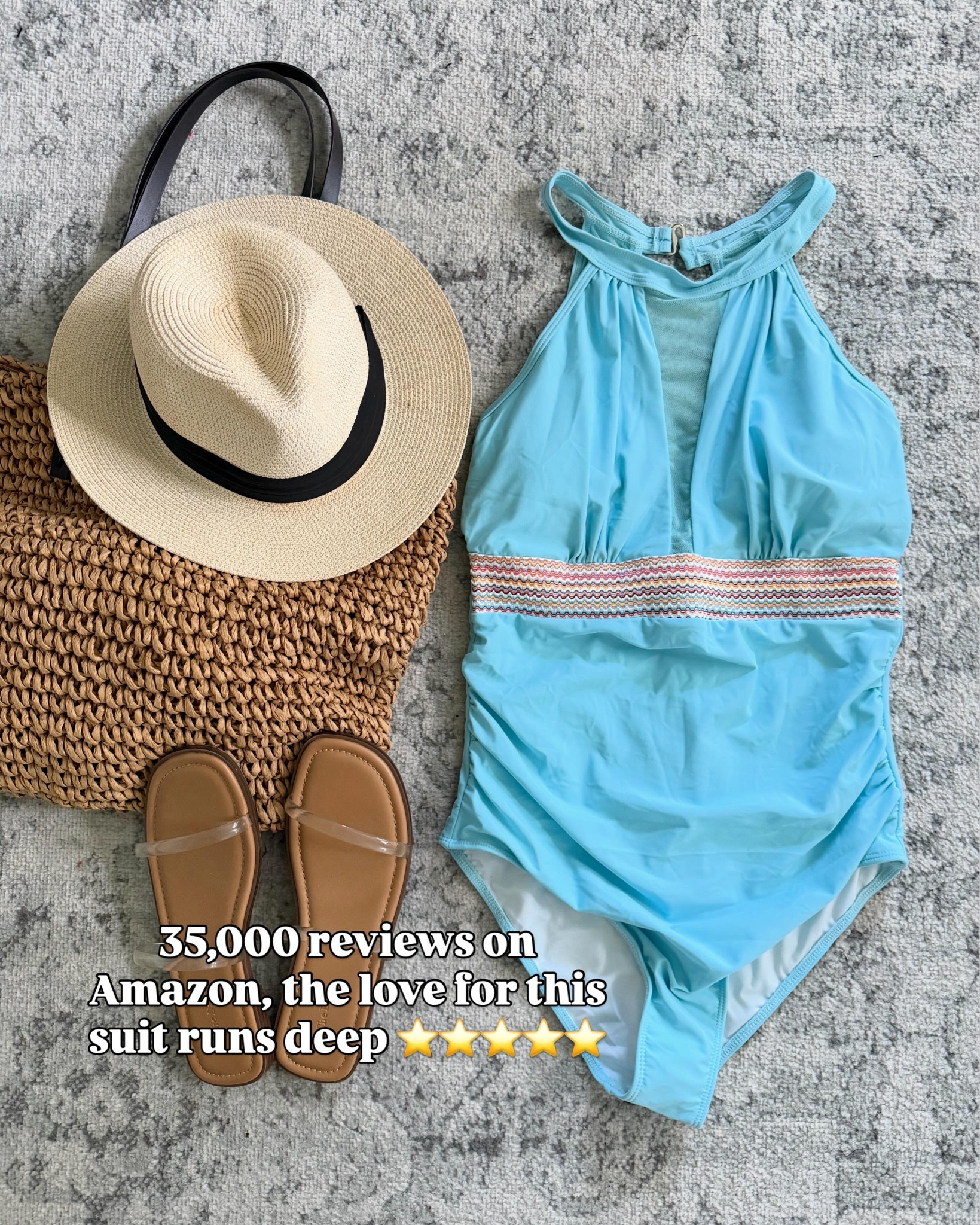 Amazon swimsuit I’m loving, I have this in three colors. It gets amazing reviews because it’s so comfy and flattering for all body types, great support but also super cute if you’re small chested! 🙋‍♀️ I wear my true size medium. #amazonfashion

#LTKSwim