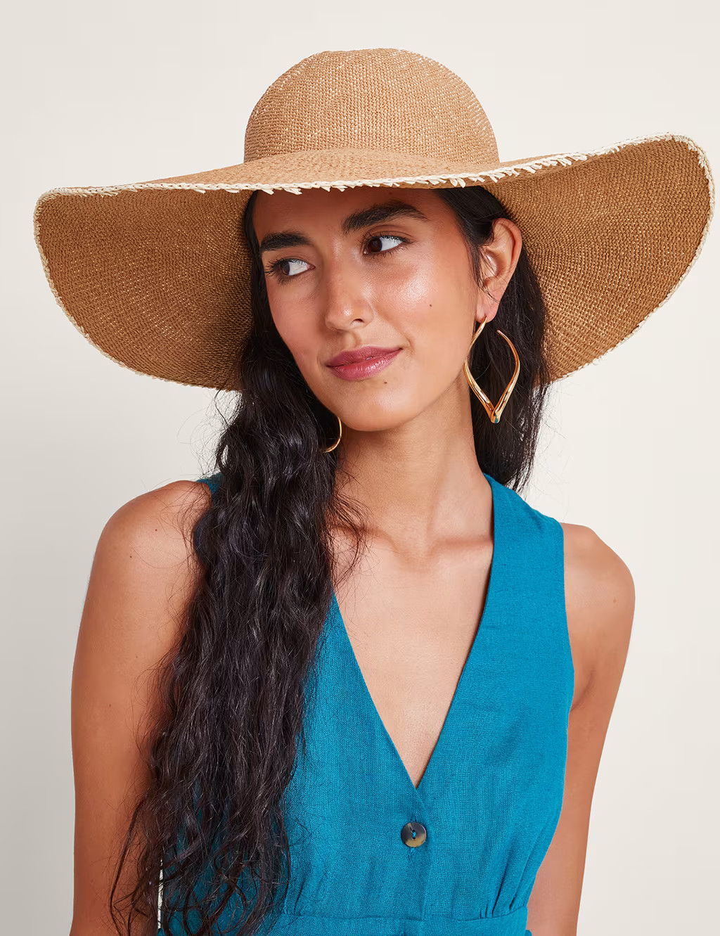 Straw Wide Brim Hat | Marks & Spencer (UK)