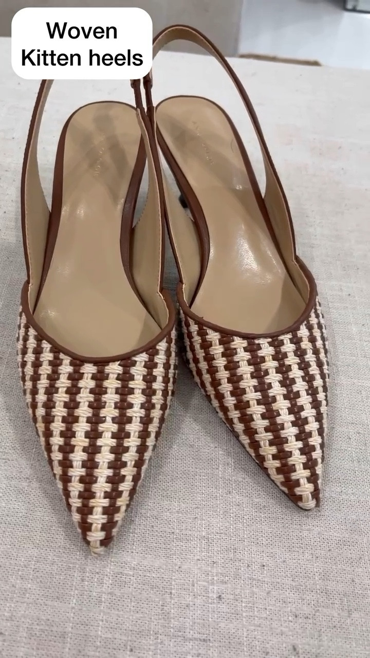 Kitten heels are back! I’m loving these woven heels from Ann Taylor! The perfect work shoes for the office!
10/7

#LTKShoeCrush #LTKWorkwear #LTKFindsUnder100
