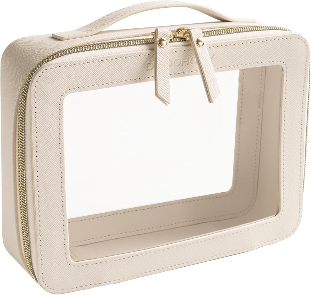 DIYOOHOMY Clear Makeup Bag With Double Zipper Car Organizer Cosmetic Case Travel Toiletry Bag Sma... | Amazon (US)