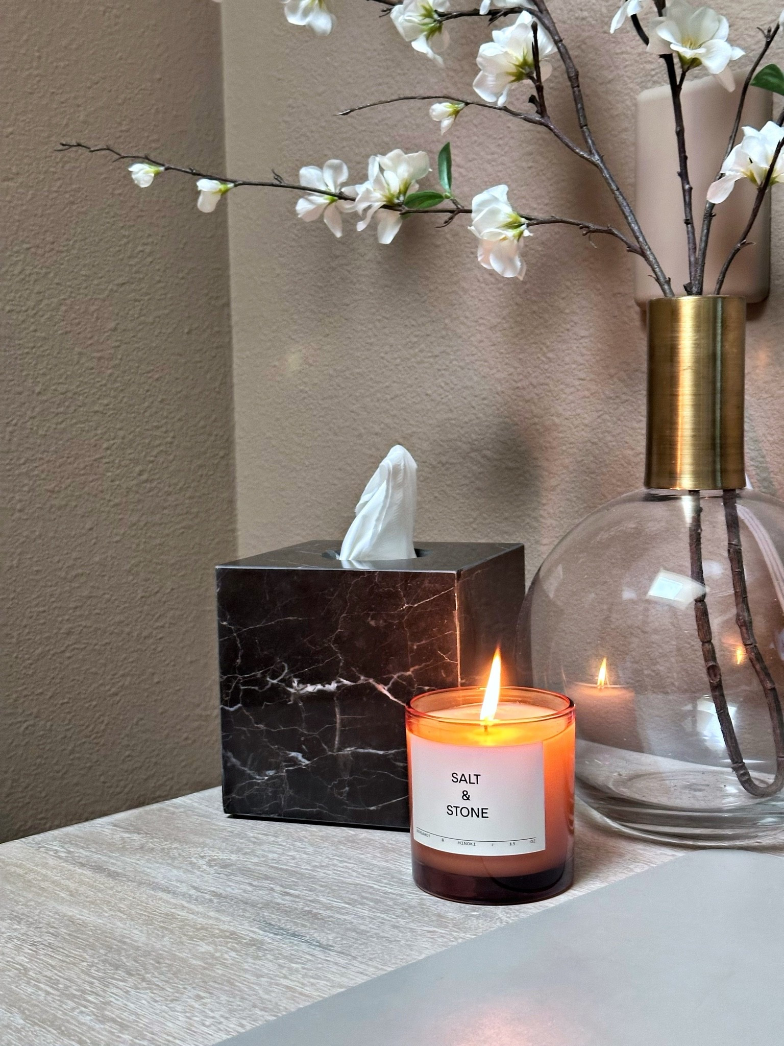 New tissue holder and candle 🥰

#LTKHome #LTKMothersDay #LTKselfcare