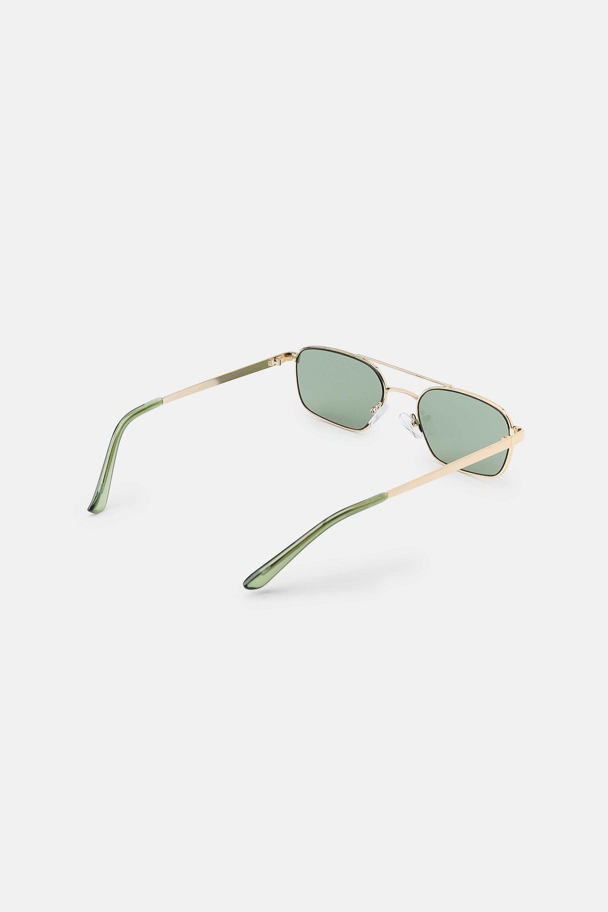 RECTANGULAR METAL SUNGLASSES | Zara US