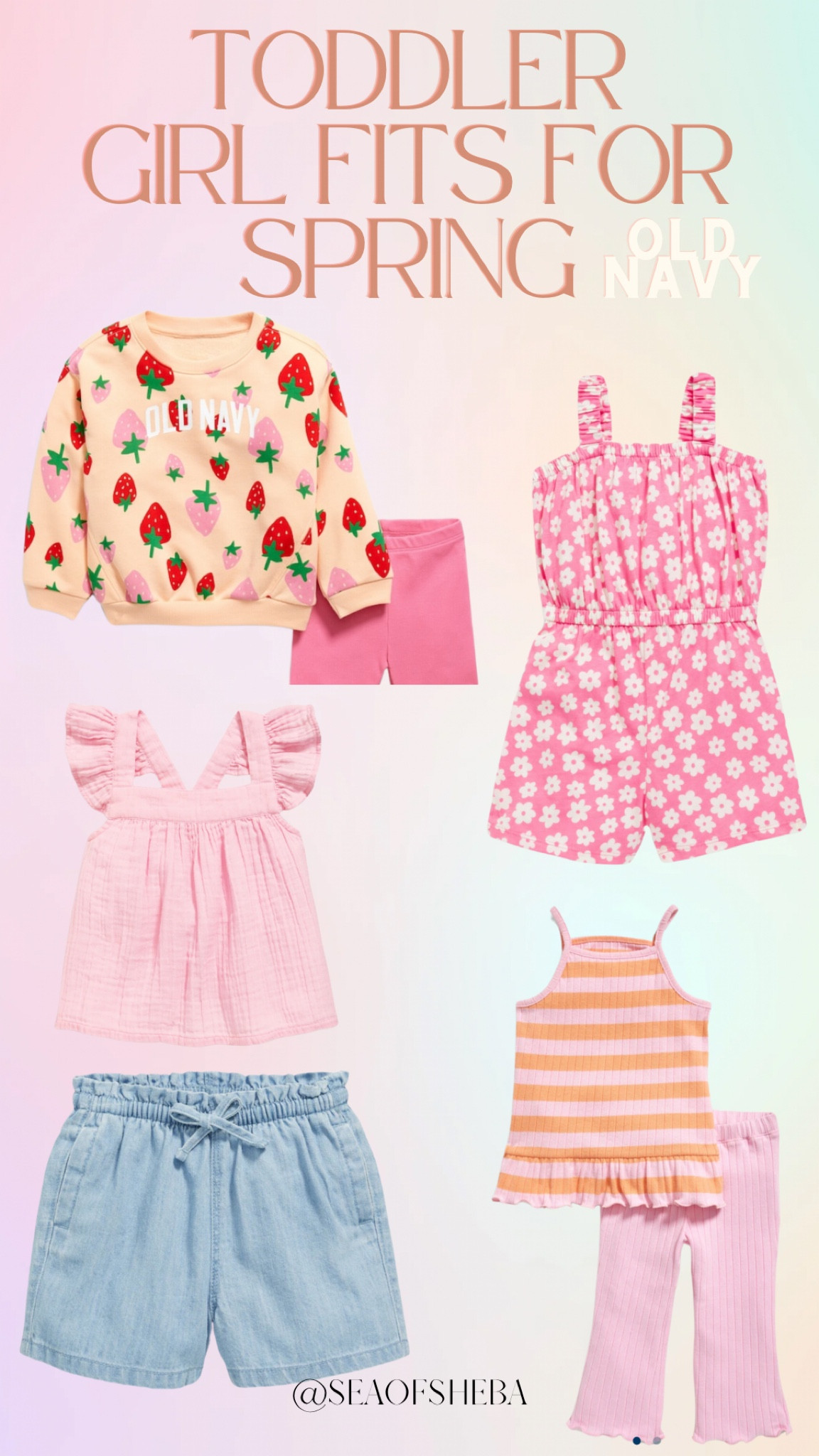 Spring outfits for toddler girls! #oldnavy #toddlergirl #spring 

#LTKsalealert #LTKSeasonal #LTKkids