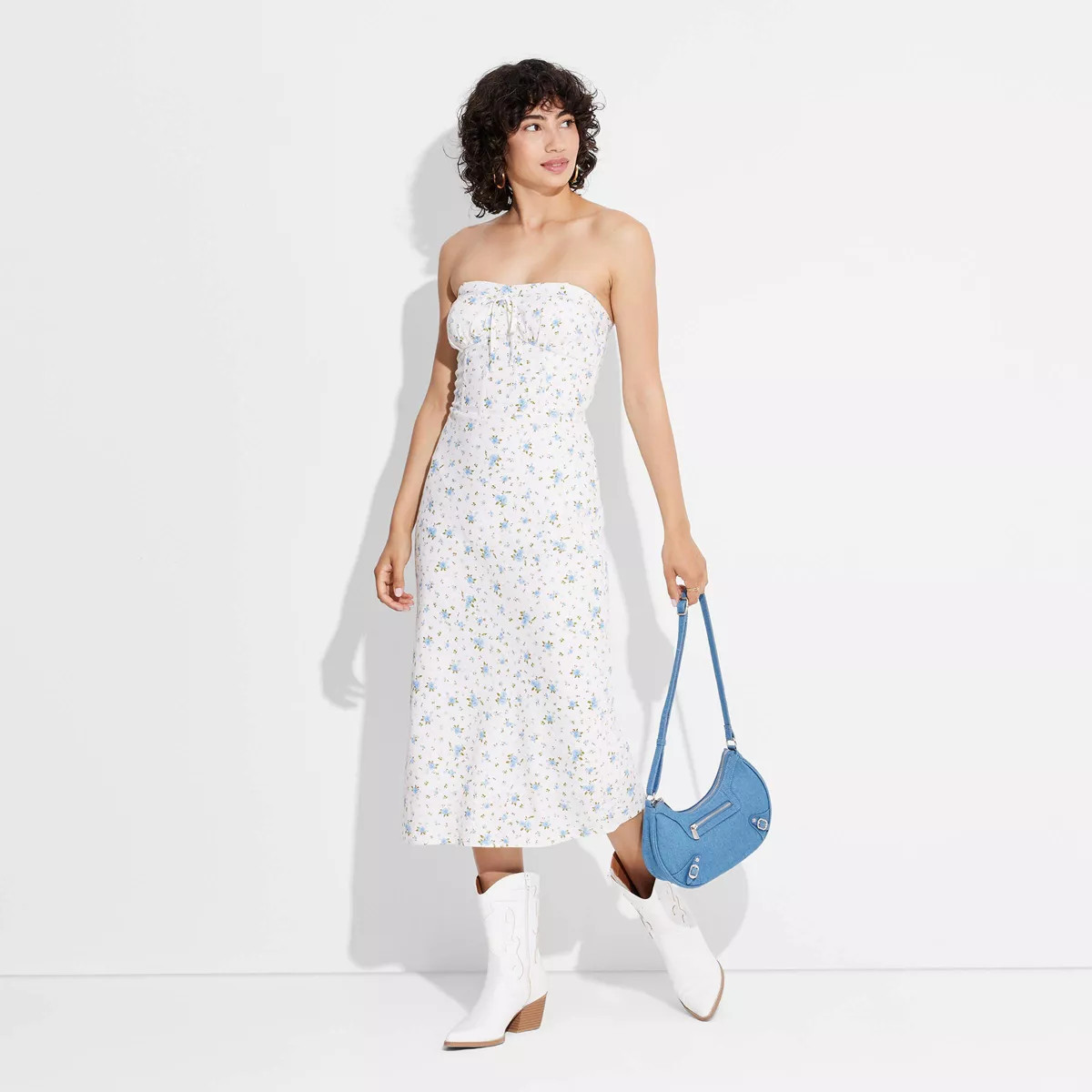 Women's Linen Tube Corset Bodycon Dress - Wild Fable™ | Target