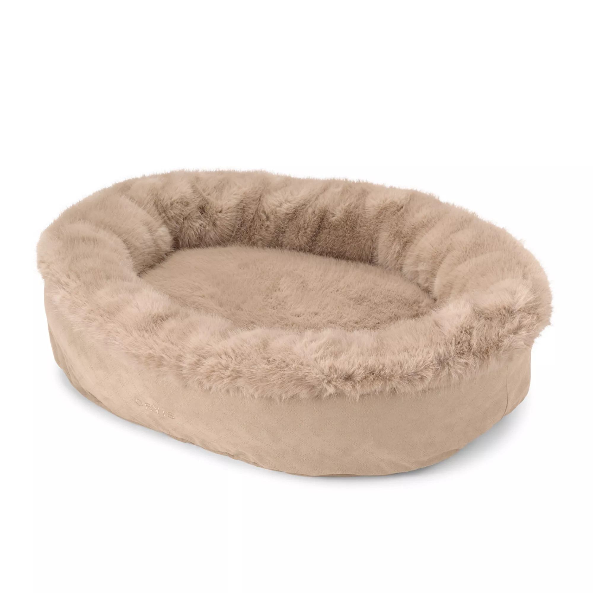 ComfortFill-Eco™ Fur Wraparound Dog Bed | Orvis (US)