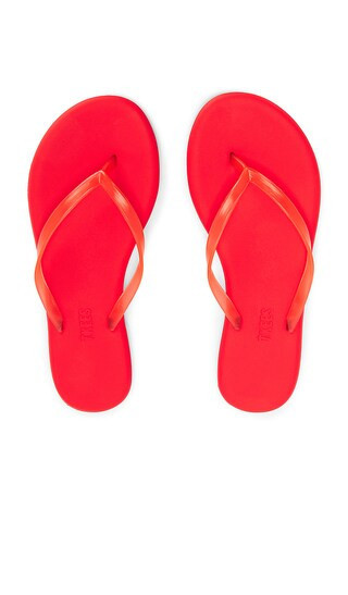 TKEES Aqua Flip Flops in Sol Red. Size 6 | Revolve Clothing (Global)