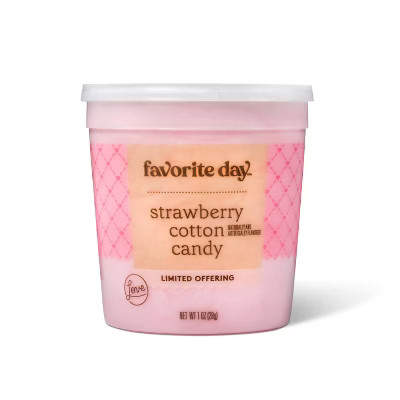 Valentine's Strawberry Cotton Candy Tub - 1oz - Favorite Day™ | Target