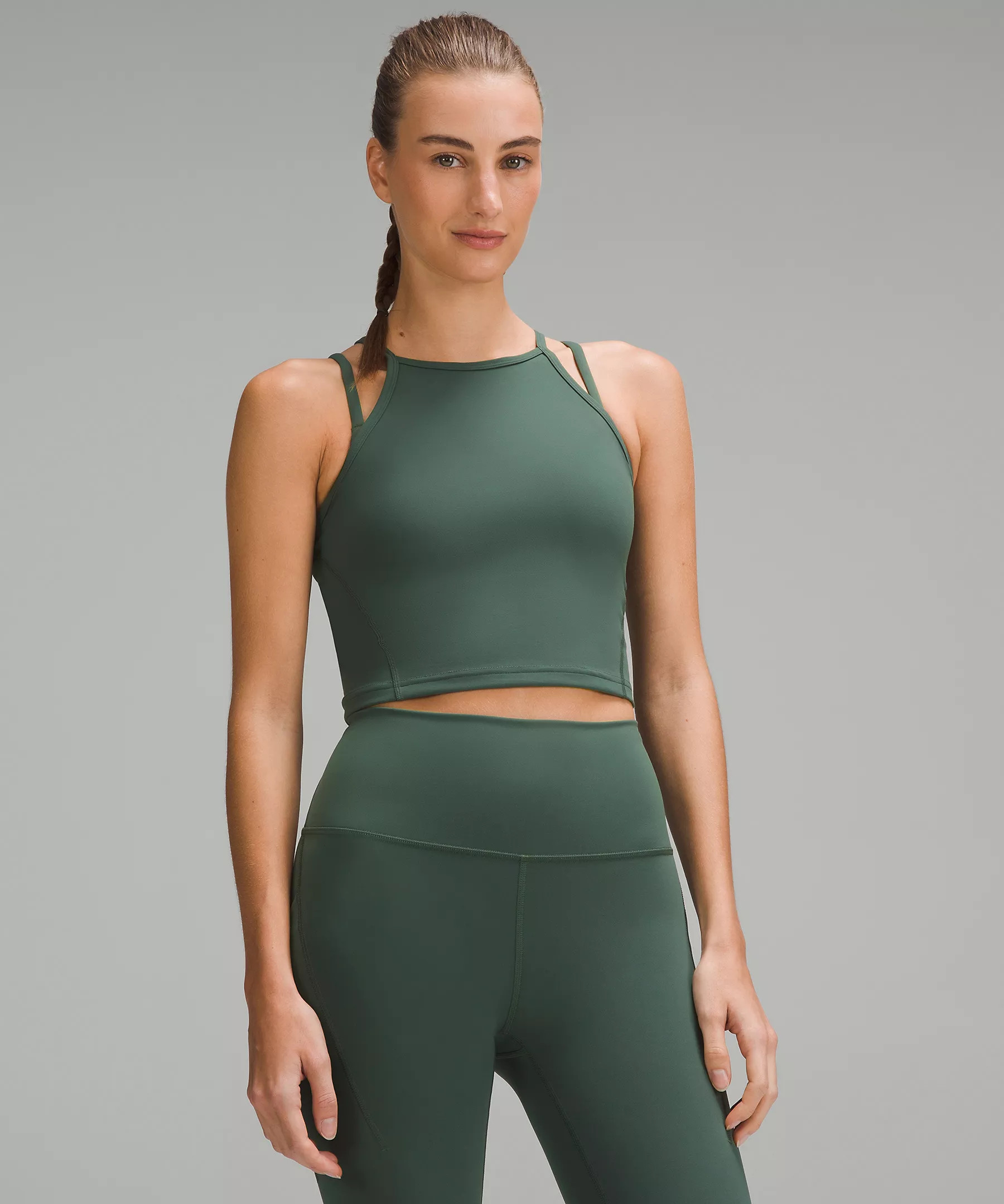 Wunder Train High-Neck Cross-Back Tank Top | Women's Sleeveless & Tank Tops | lululemon | Lululemon (US)