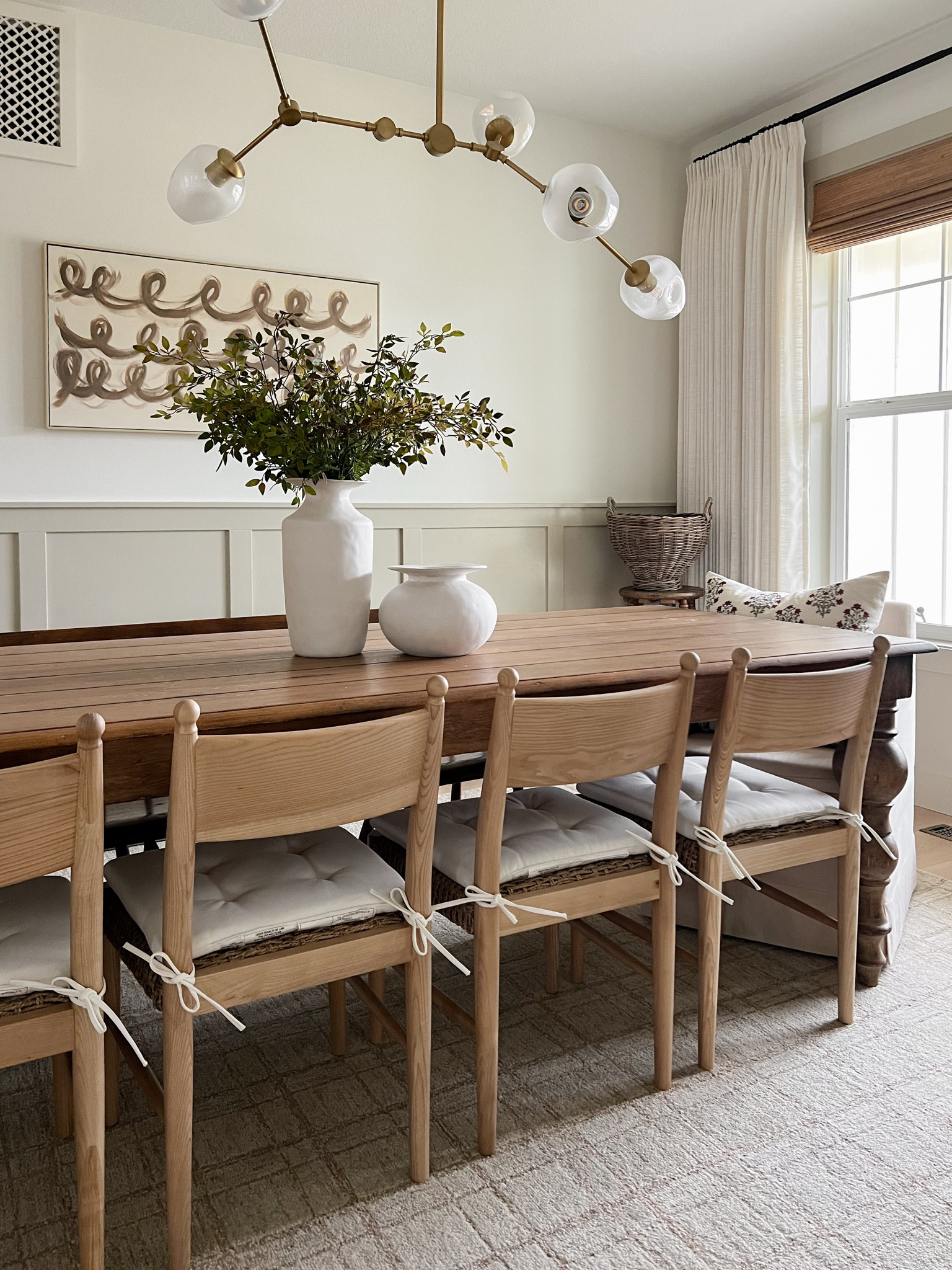 Dining room decor, Target affordable dining chairs studio McGee spring launch, Loloi rug, Homebyjulianne 

#LTKHome #LTKFindsUnder100 #LTKSeasonal