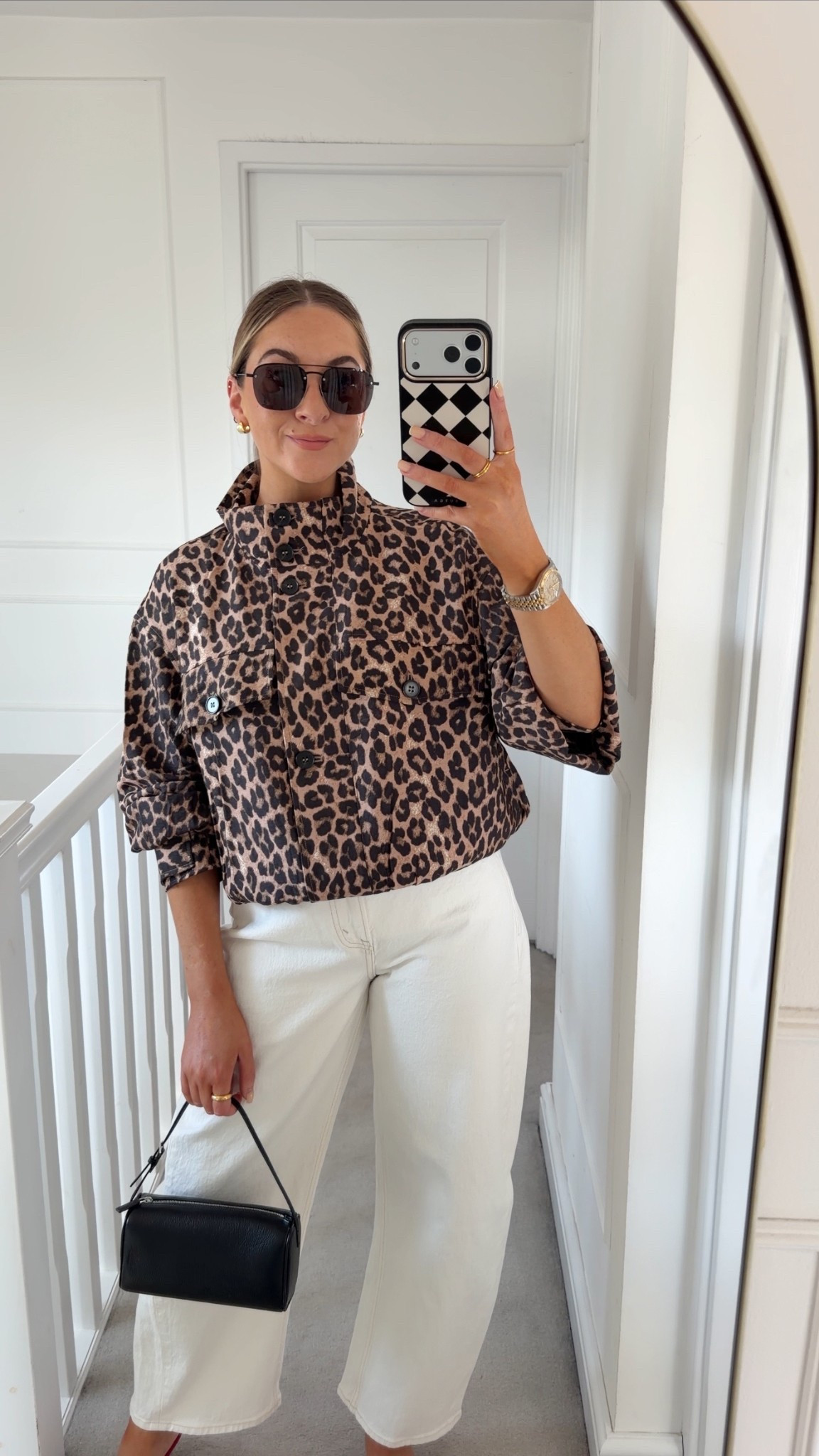 Leopard print funnel neck jacket 😍😍
I wear a small

#LTKxAFSale #LTKjeans #LTKspring