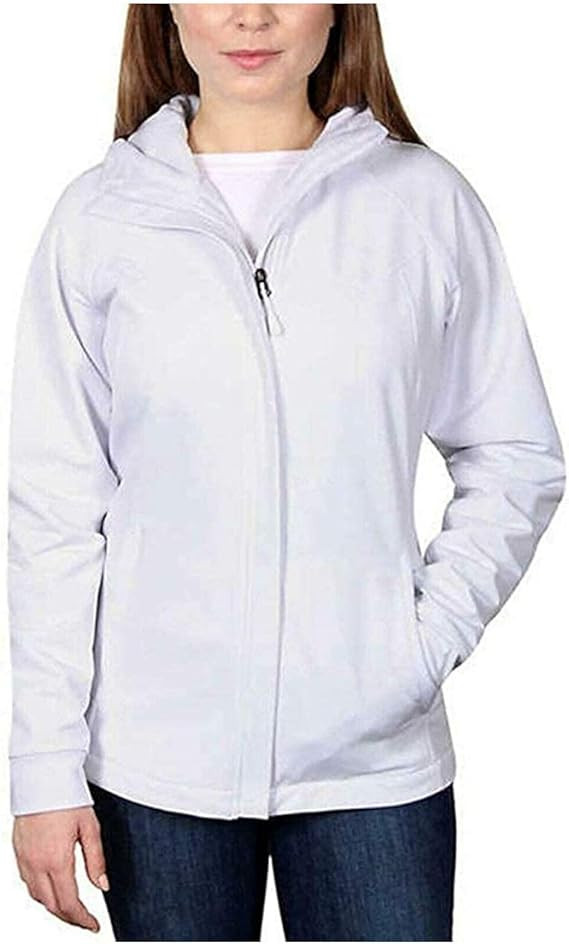 Kirkland Signature Ladies' Softshell Jacket (White, Medium) | Amazon (US)