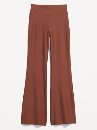 Extra High-Waisted PowerSoft Rib-Knit Flare Pants for Women | Old Navy (US)