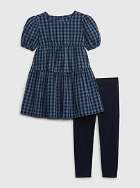 Toddler Gingham Dress and Leggings Set | Gap (US)