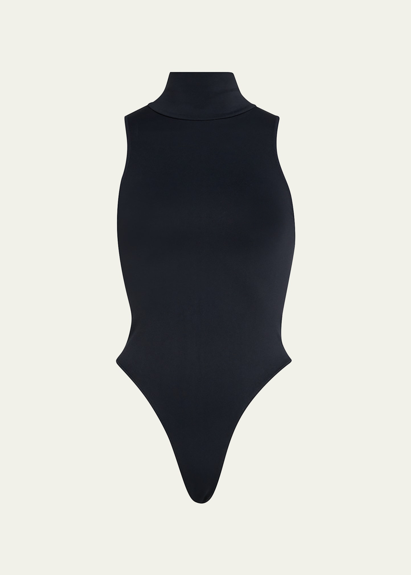 Mock-Neck Sleeveless Bodysuit | Bergdorf Goodman