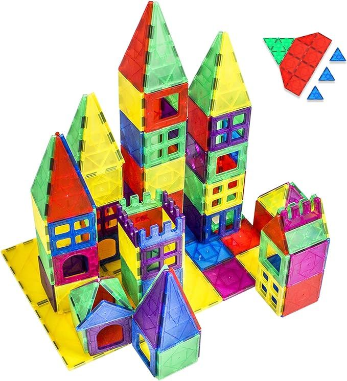 GobiDex Magnetic Tiles Building Blocks Toys,Upgrade 52PCS Magnetic Blocks for Kids Magnet Toys Se... | Amazon (US)