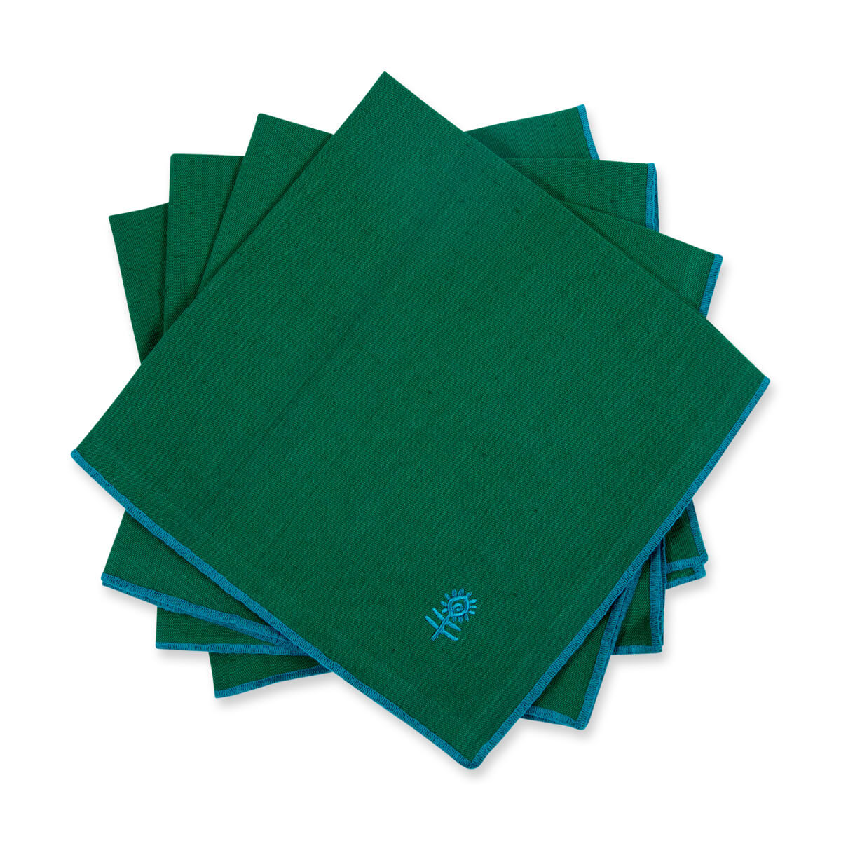 Furbish Studio - Icon Linen Napkin in Emerald | Furbish Studio