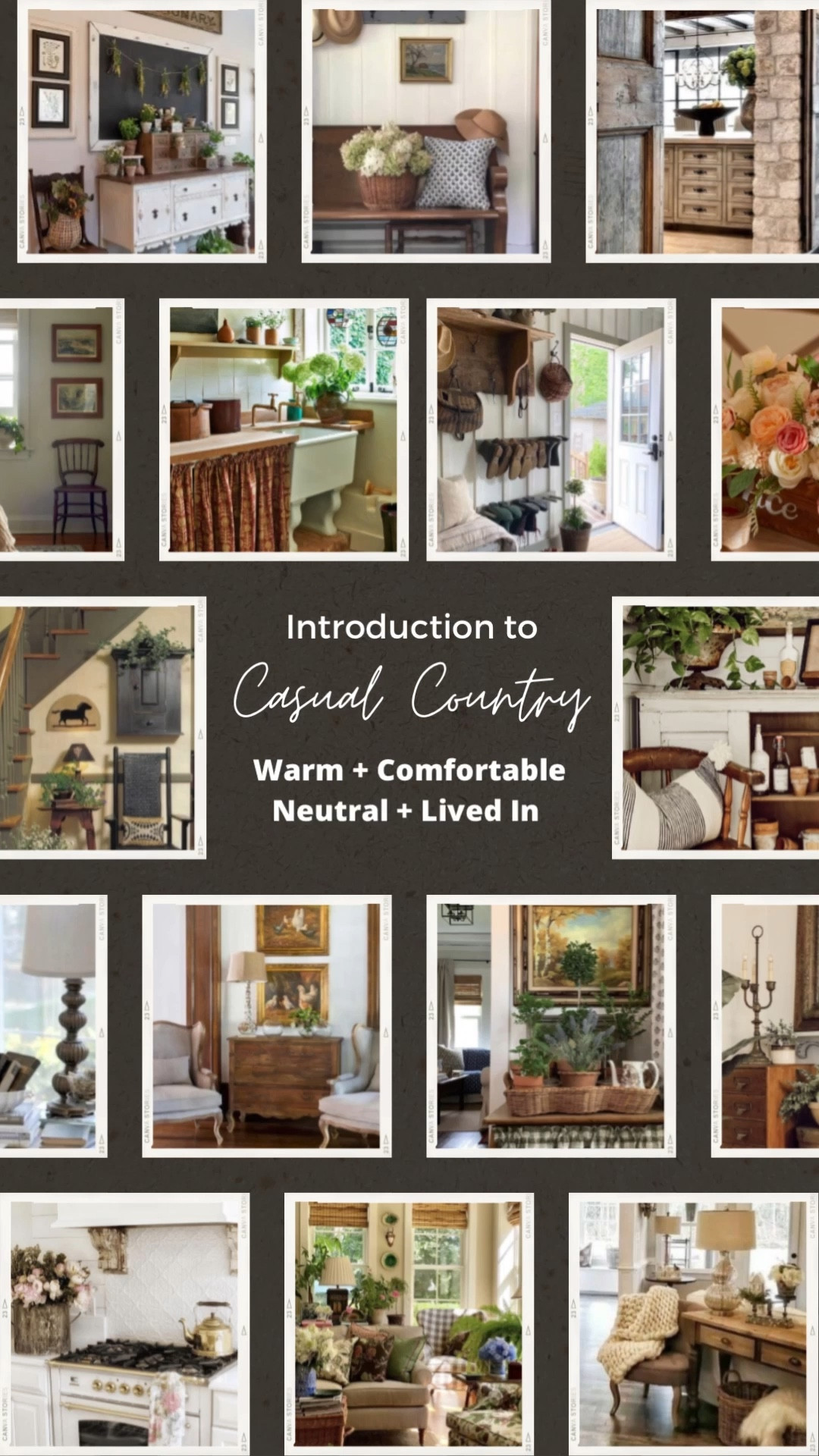 Country casual design is a style of interior decorating that incorporates traditional rural elements with a comfortable and relaxed atmosphere. It typically features natural materials, such as wood and stone, vintage furniture, and decorative accents with a rustic aesthetic. Colors are typically muted and earthy, such as beiges and browns, with occasional pops of bright colors for contrast. Floral patterns, stripes, and plaids are often used to bring visual texture and charm to the space.

If you’d like, help finding elements of this design to add to your home or space, just drop a comment below, and I’m happy to help!


#LTKStyleTip #LTKHome