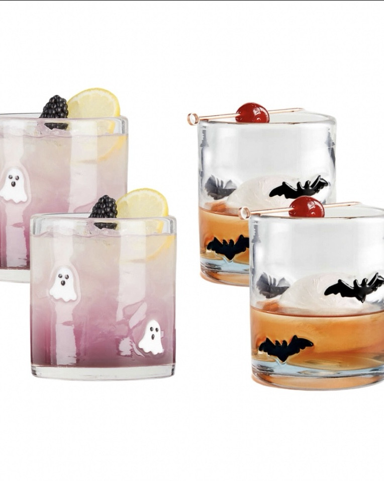 These super cute Halloween glasses sold out so fast last year! I went back to get the ghost ones after buying the bats and they were gone! They’re only $12 for 2! 
🤍
Halloween glasses, Ghost glasses 👻, Bat glasses 🦇, Pumpkin glasses 🎃, Spider glasses 🕷️, Halloween decor, Halloween partiess

#LTKParties #LTKSeasonal #LTKFamily