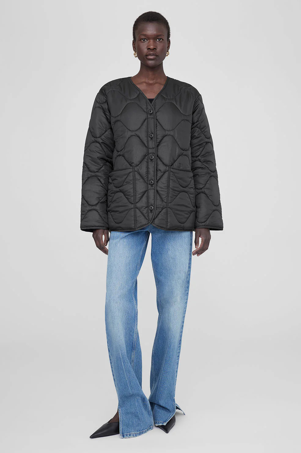 ANINE BING Andy Bomber in Black | Anine Bing