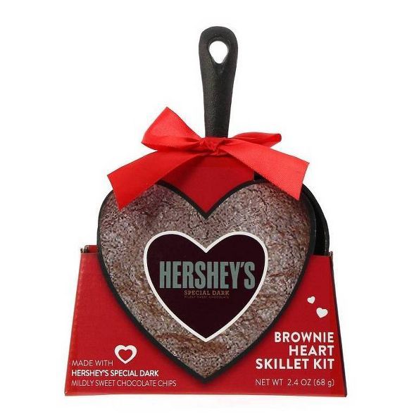 Hersheys' Valentine's Special Dark Heart Shaped Skillet with Brownie Mix - 2.4oz | Target