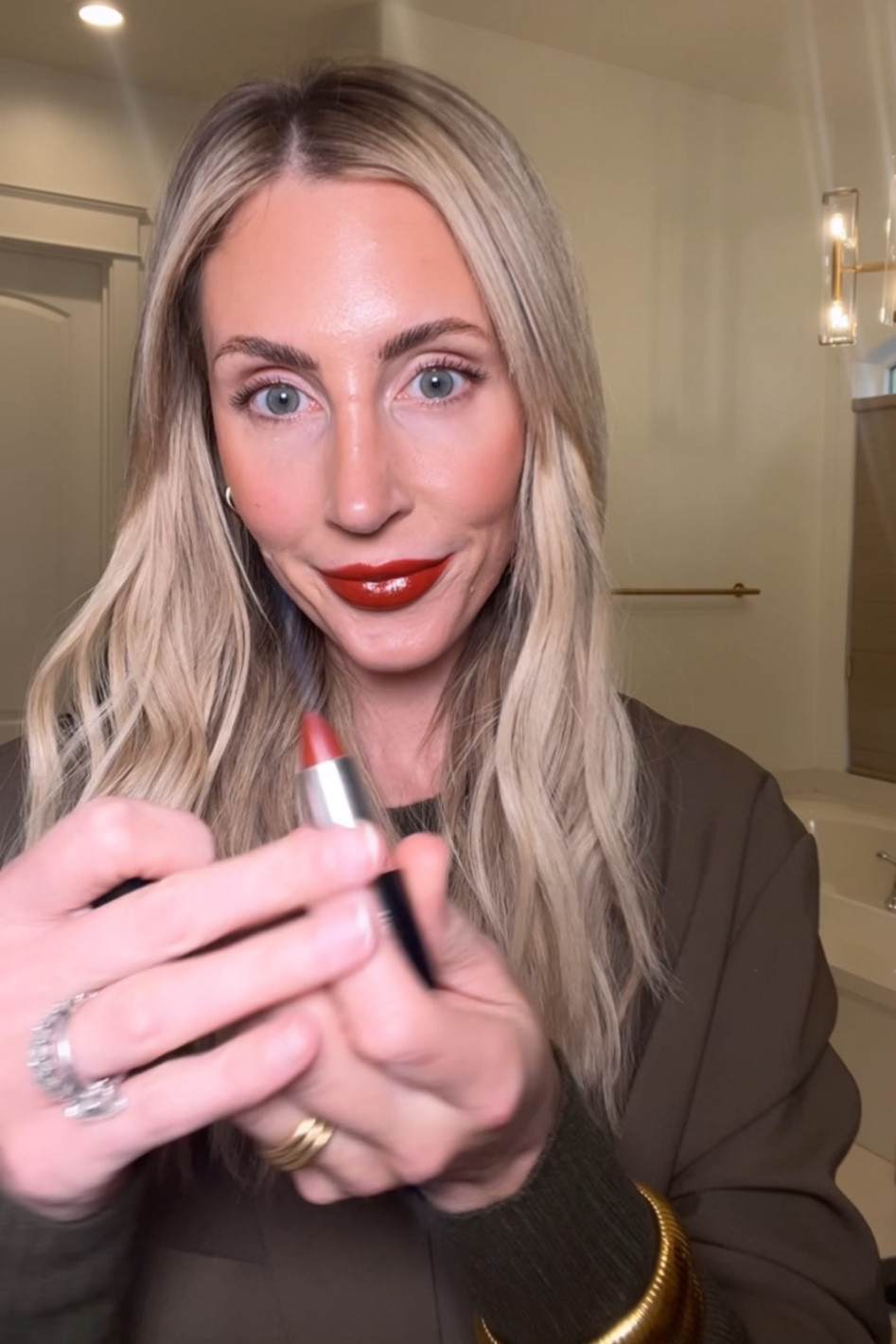 The best red lipstick in the whole word. Color is Rockefeller. 

#LTKFindsUnder50 #LTKBeauty