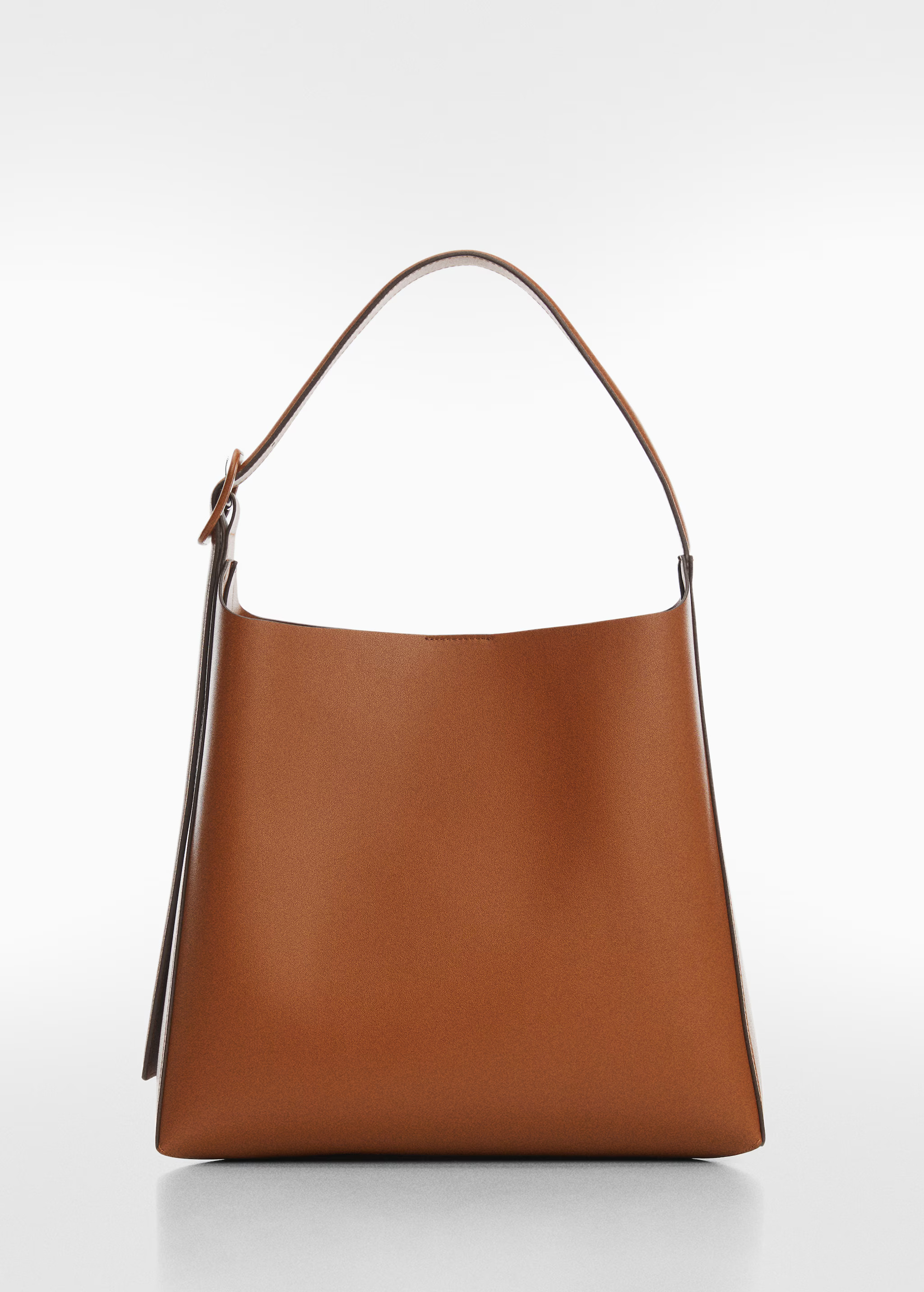 Shopper bag with buckle | MANGO (US)