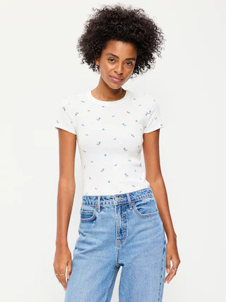 Snug Crop T-Shirt | Old Navy (US)