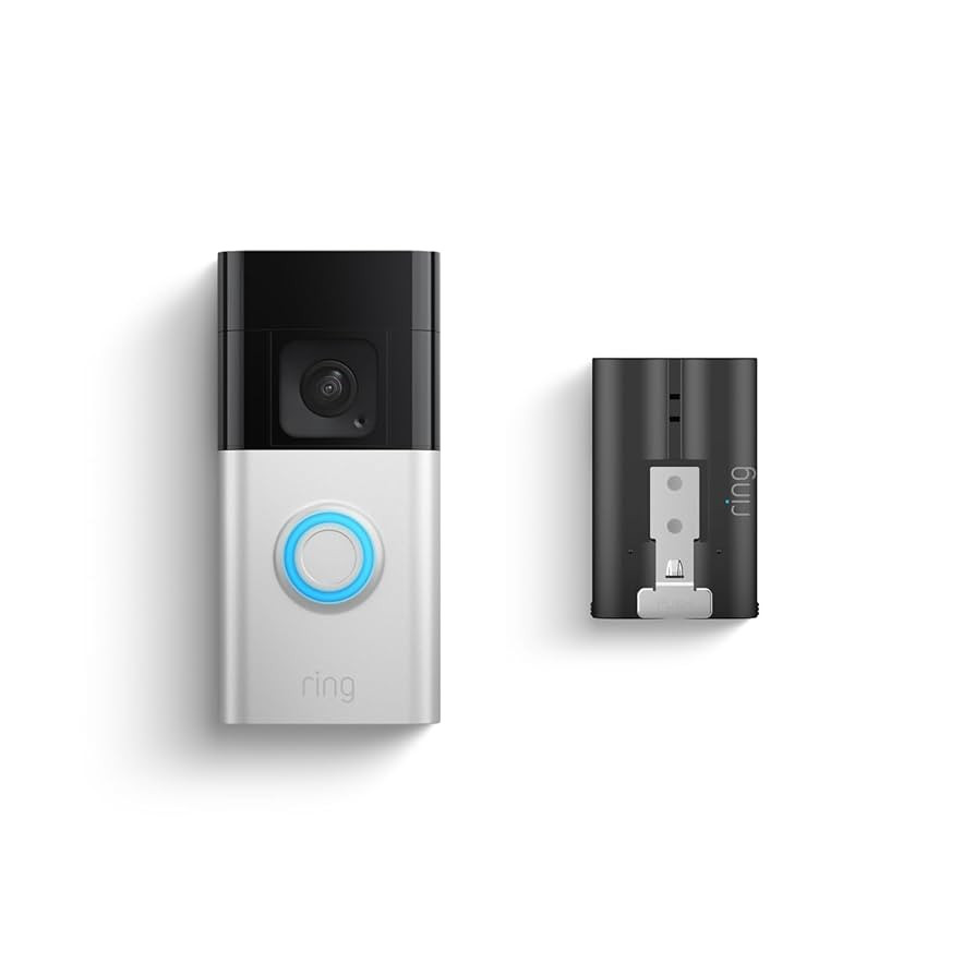 Ring Battery Doorbell Plus with extra Quick Release Battery | Amazon (US)