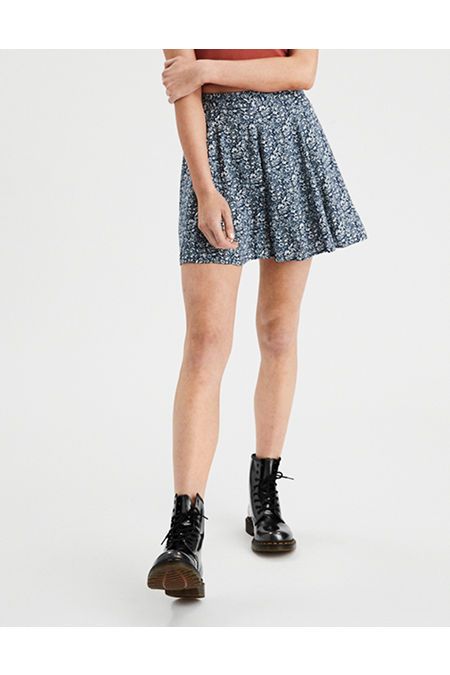 AE Godet Mini Skirt | American Eagle Outfitters (US & CA)