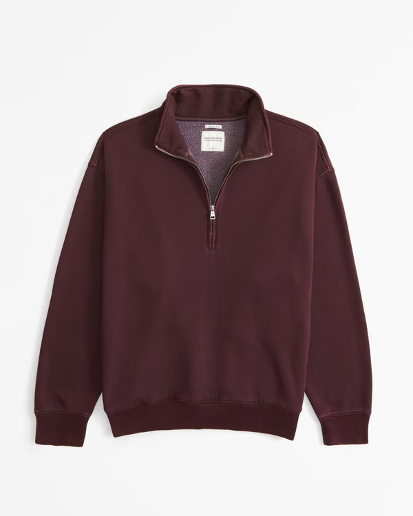 Essential Vintage Sunday Half-Zip | Abercrombie & Fitch (UK)