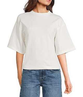 TOPSHOP Cinch Back Detail Structured Top - S | Dillard's