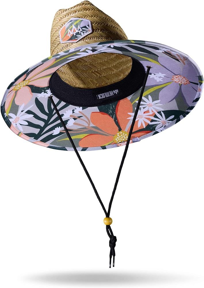 Straw Hat for Men & Women | Lifeguard Hat, Beach Hat & Sun Hat | UPF 50+ Wide Brim for Sun Protec... | Amazon (US)