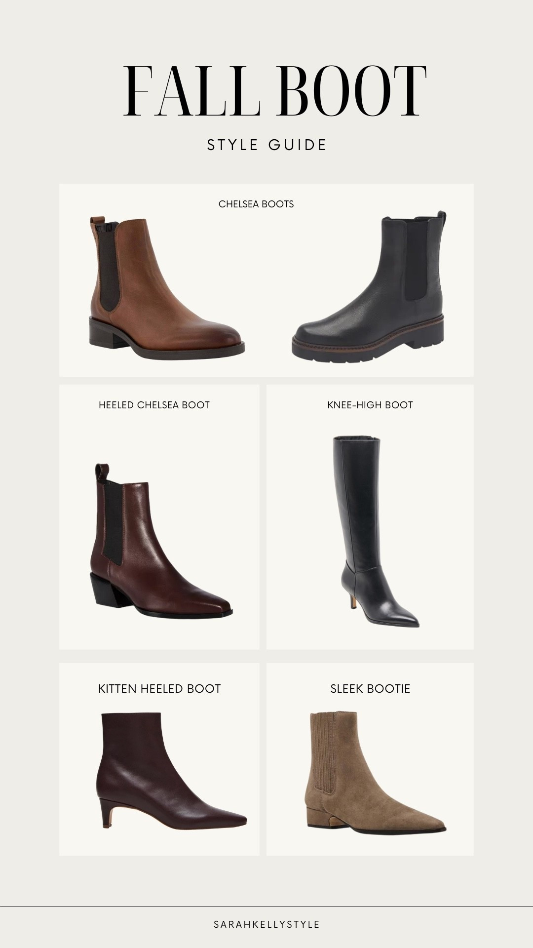Fall Boot Guide 

#LTKStyleTip #LTKShoeCrush #LTKSeasonal