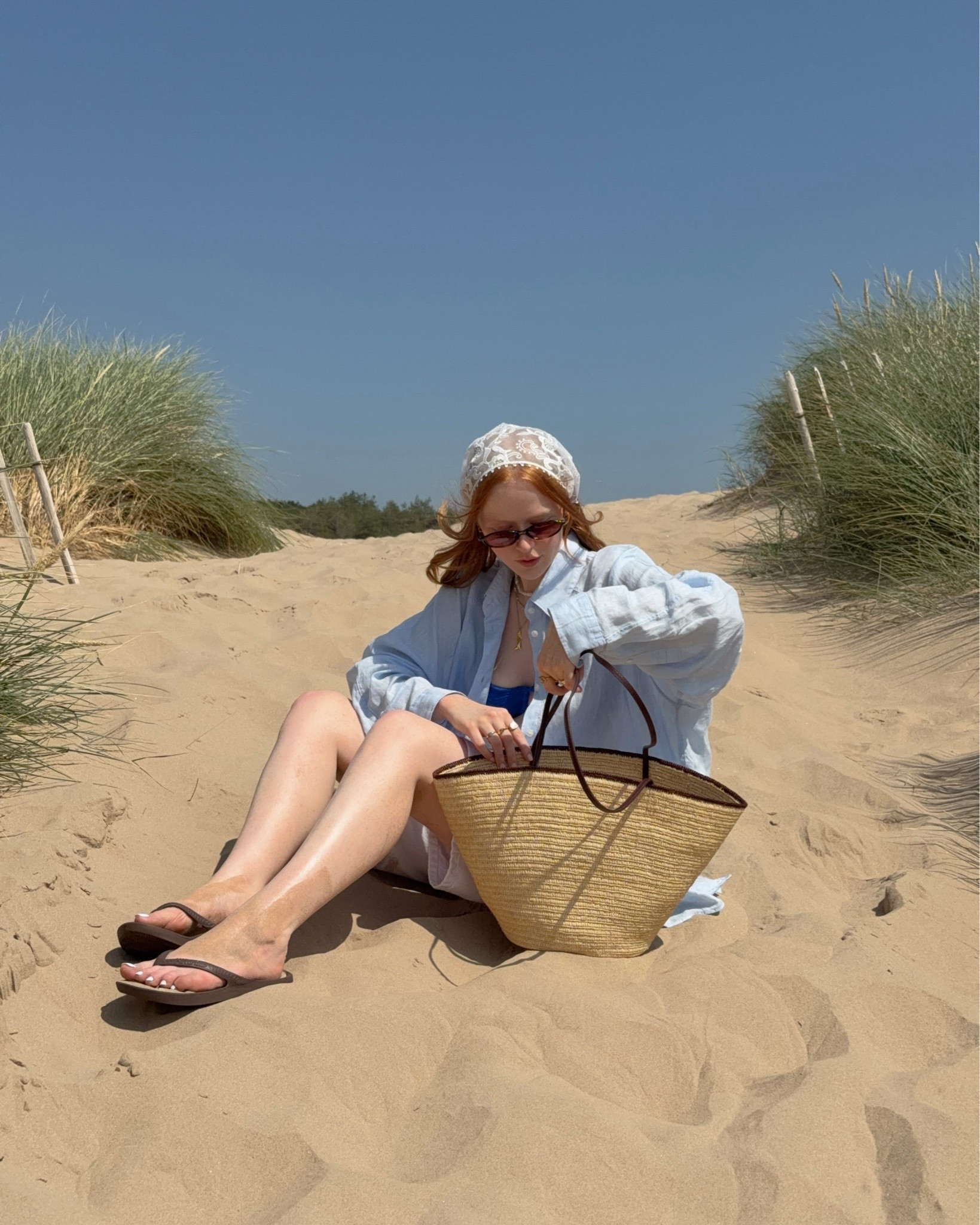 Summer Outift, Euro Summer, Linen Shirt, Beach Shirt, Beach Bag, Basket Bag, Arket, Flip Flops, Archie’s Flip Flops

#LTKuk #LTKsummer #LTKeurope