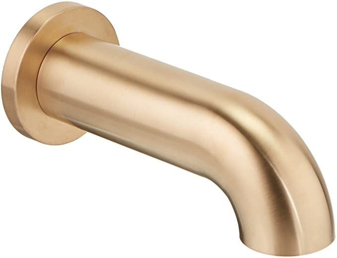 Delta Faucet RP77350CZ Trinsic, Non-Diverter Tub Spout, Champagne Bronze | Amazon (US)
